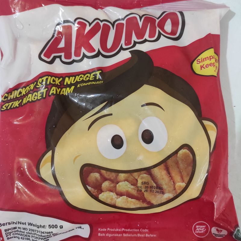 

Akumo Nugget Naget Ayam Stik 500 gram