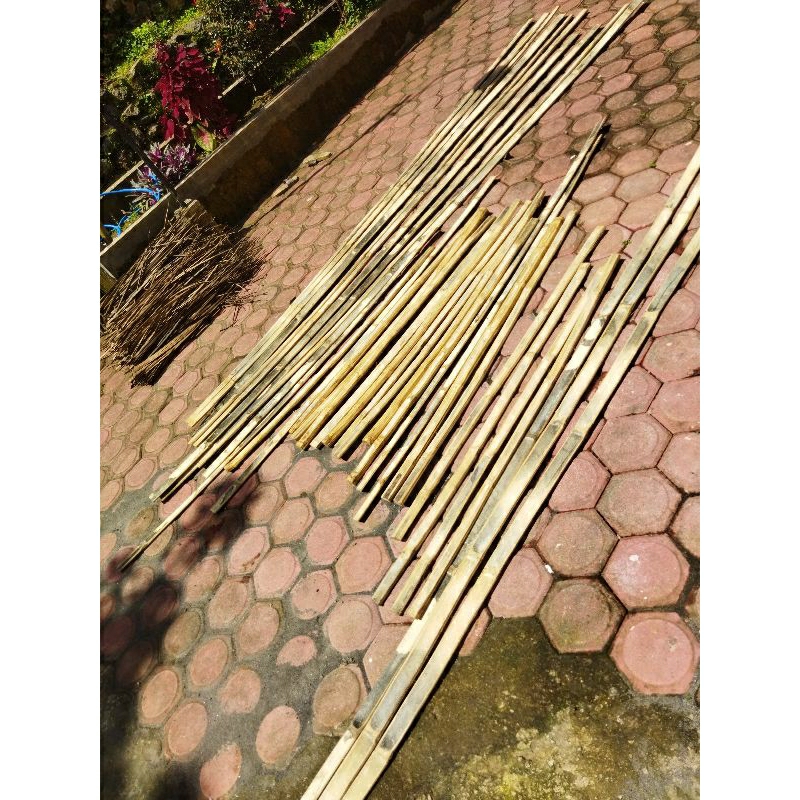 Bilah bambu untuk kandang