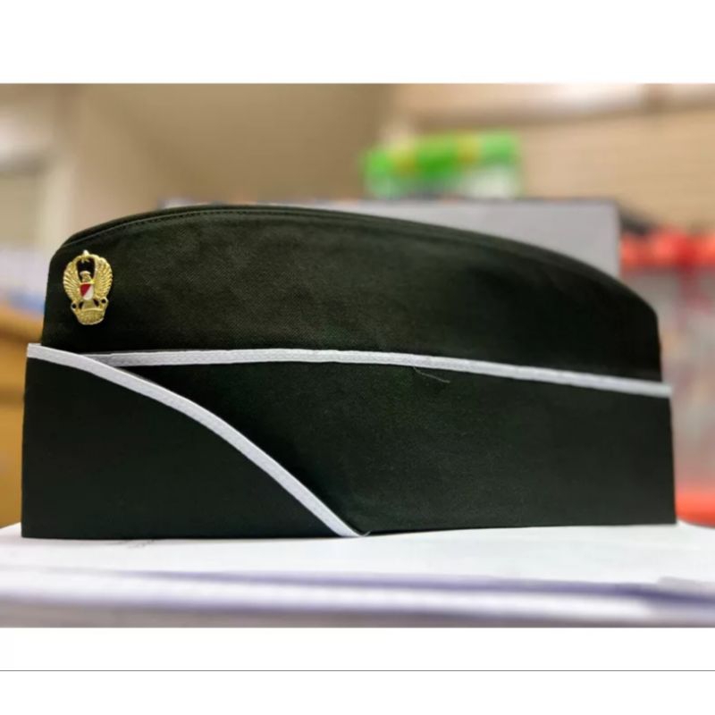 TOPI MUT BINTARA TNI AD + PIN EKAPAKSI - TOPI MUT TNI AD BINTARA