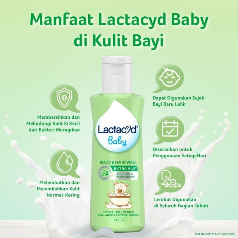 Lactacyd baby 60ml/sabun bayi kulit sensitif