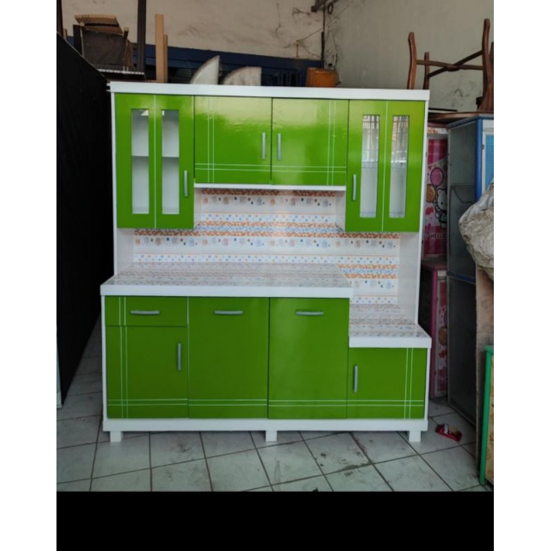 LEMARI SAYUR MURAH LEMARI PIRING 2 PINTU LEMARI SAYUR 2 PINTU MEJA KOMPOR 2 PINTU RAK KOMPOR 2 PINTU