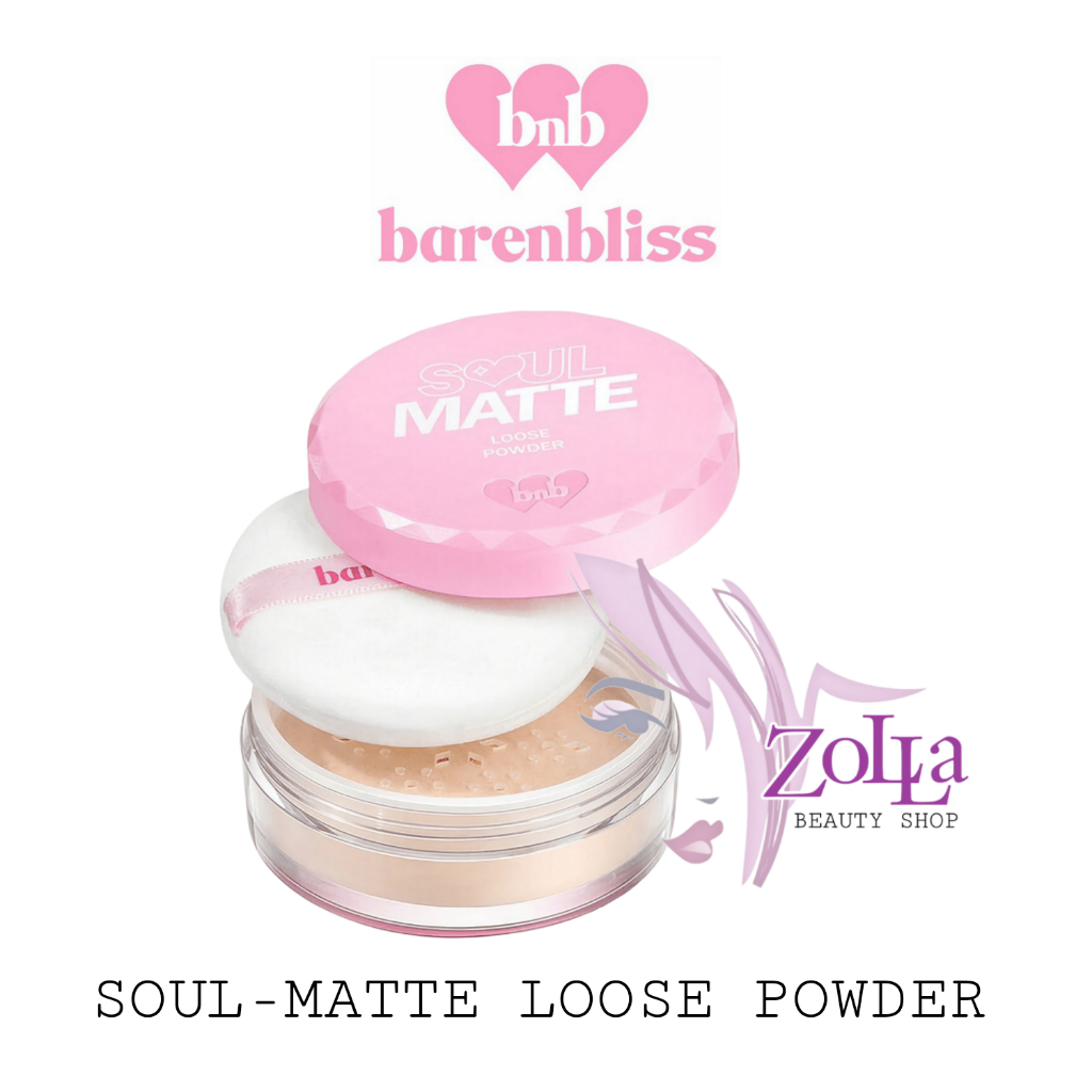 BNB BARENBLISS SOUL MATTE LOOSE POWDER - BPOM - BEDAK TABUR LOOSE POWDER BNB MURAH