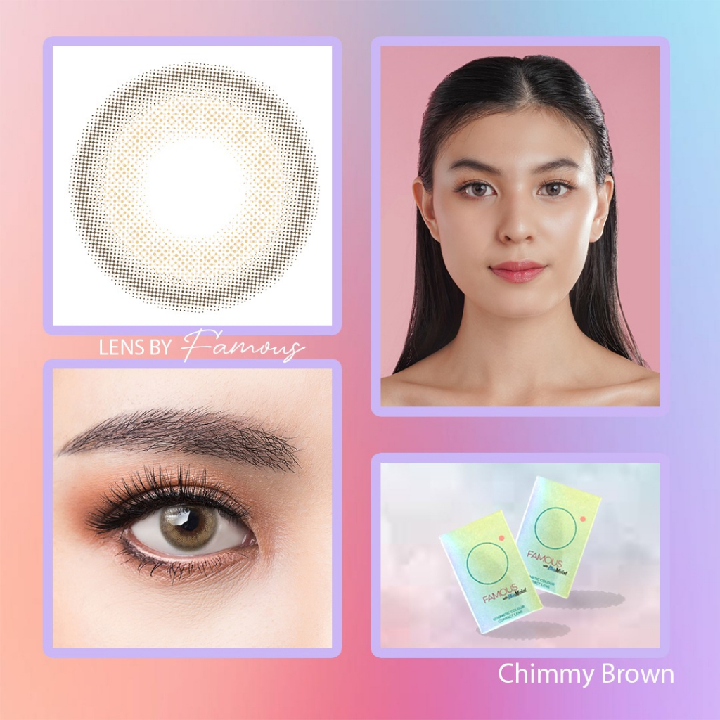 Famous With Biomoist Chimmy Brown Bulanan Softlens Warna