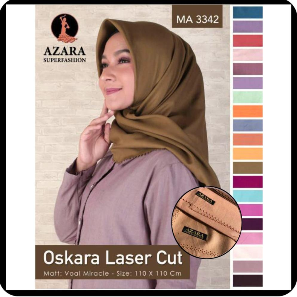 Hijab Segi 4 Untuk Gamis dan Sarimbit by osaka Azara