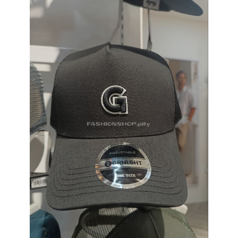 [100% ORIGINAL 0123] TOPI TRACKER COWOK PRIA NEW ARRIVAL LAMBANG G WARNA HITAM ABU HIJAU NAVY