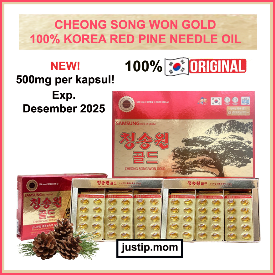 100% ORIGINAL CHEONG SONG WON GOLD KOREA RED PINE OIL CHEONGSONGWON CSW