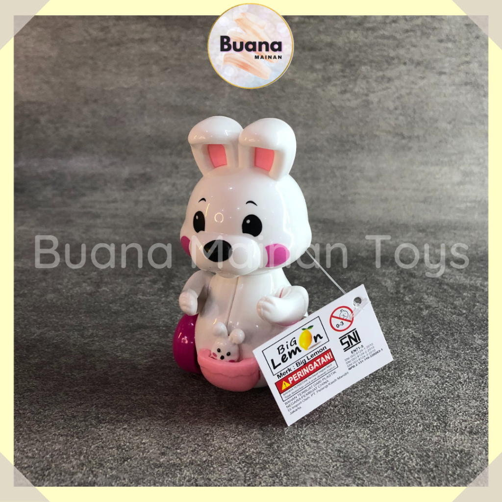 MAINAN KECIL FUNNY CUTE ANIMAL RABBIT ANAK BALITA EDUKASI HEWAN KELINCI LUCU IMUT 6227