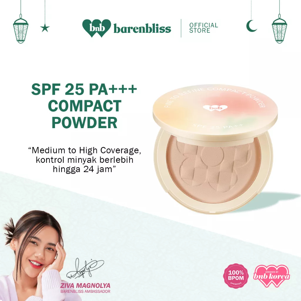 BNB BARENBLISS COMPACT POWDER Bloomatte Fine to Refine - TERDAFTAR BPOM - COMPACT POWDER BNB MURAH