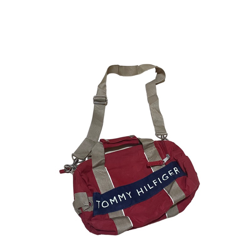 Tommy hilfiger duffle bag tas second bekas