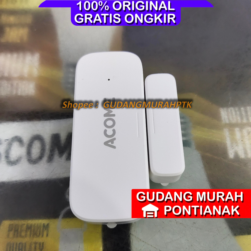 Alarm Pintar Pintu atau jendela / Anti maling Acome Sensor Pintu Acome Dw1 Smart Control Door And Window Sensor