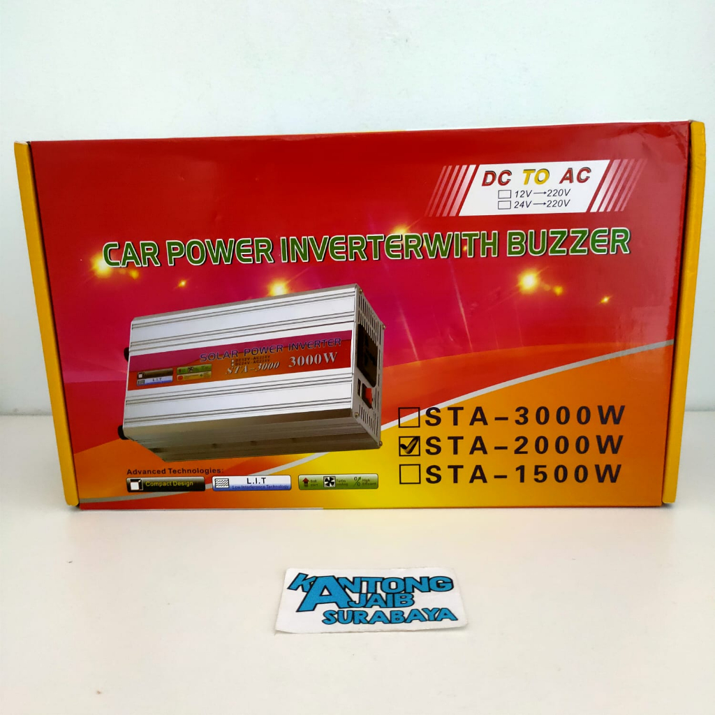 Power Inverter 2000 Watt Inverter DC to AC 2000Watt