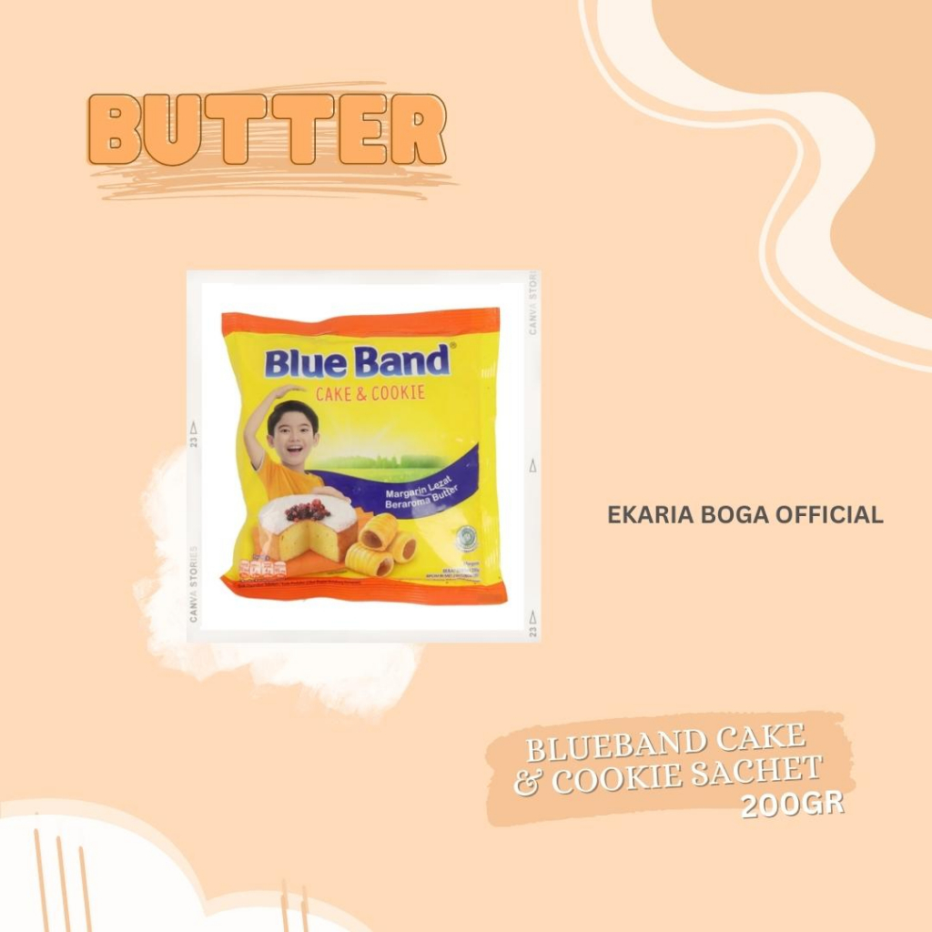 

BUTTER | MENTEGA | MARGARINE | BLUEBAND | BLUEBAND C&C SACHET 200GR