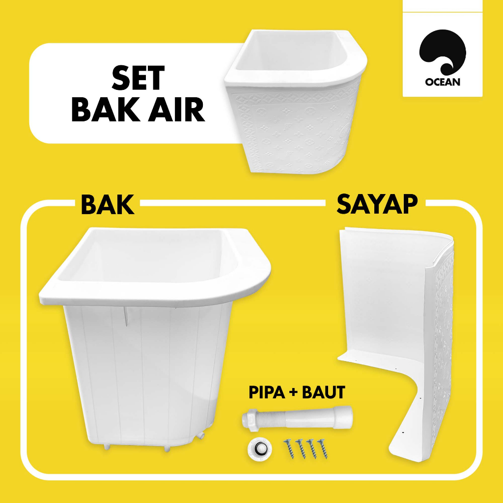 BAK MANDI / BAK AIR KAMAR MANDI | SUDUT OVAL 55 &amp; 66