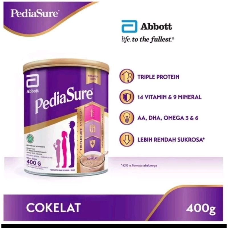 

Pediasure coklat 400gr