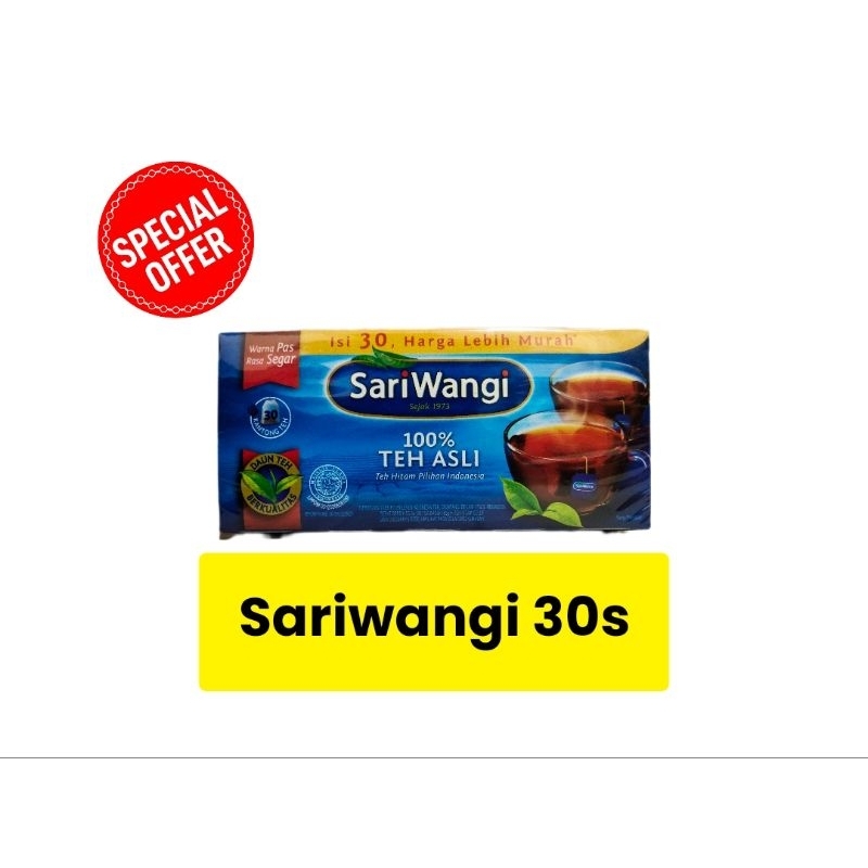 

Promo Sariwangi 100% Teh Asli isi 30