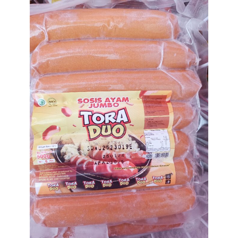 sosis tora duo ck dan jumbo 500 gr frozen food