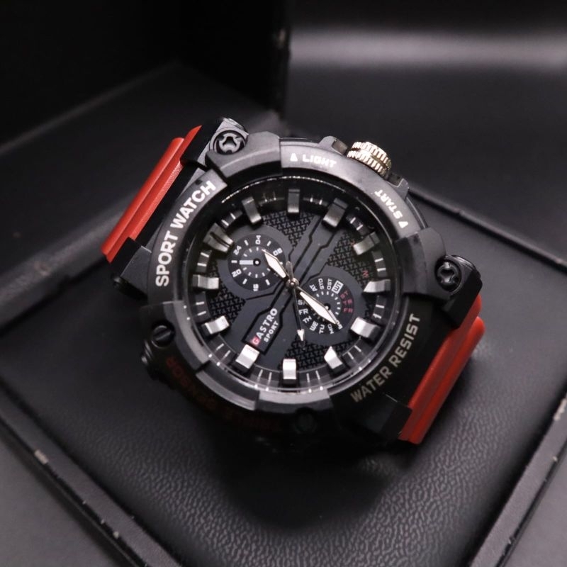Jam Tangan Pria Tahan Air -Gastro Sport Jam Tangan Pria Tali Karet Tahan Air