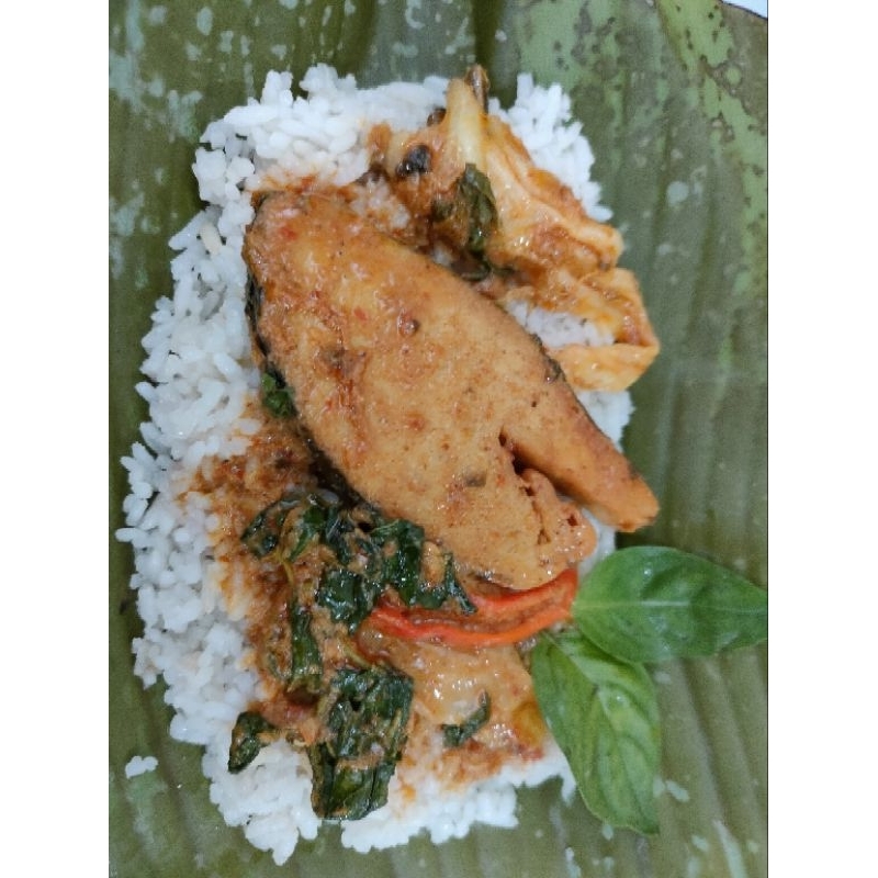 

Nasi Bakar Gulai Ikan Vegan/Vegetarian