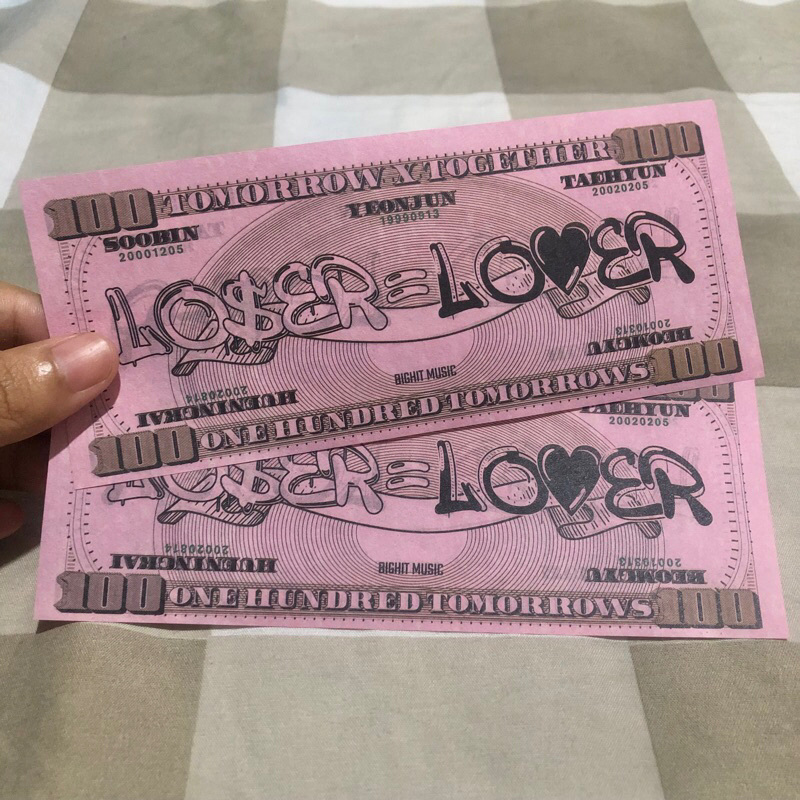 [BOOKED] Dollar Loser Lover DOLOLO TXT Official confetti from concert ACT:LOVESICK IN JAKARTA 2022