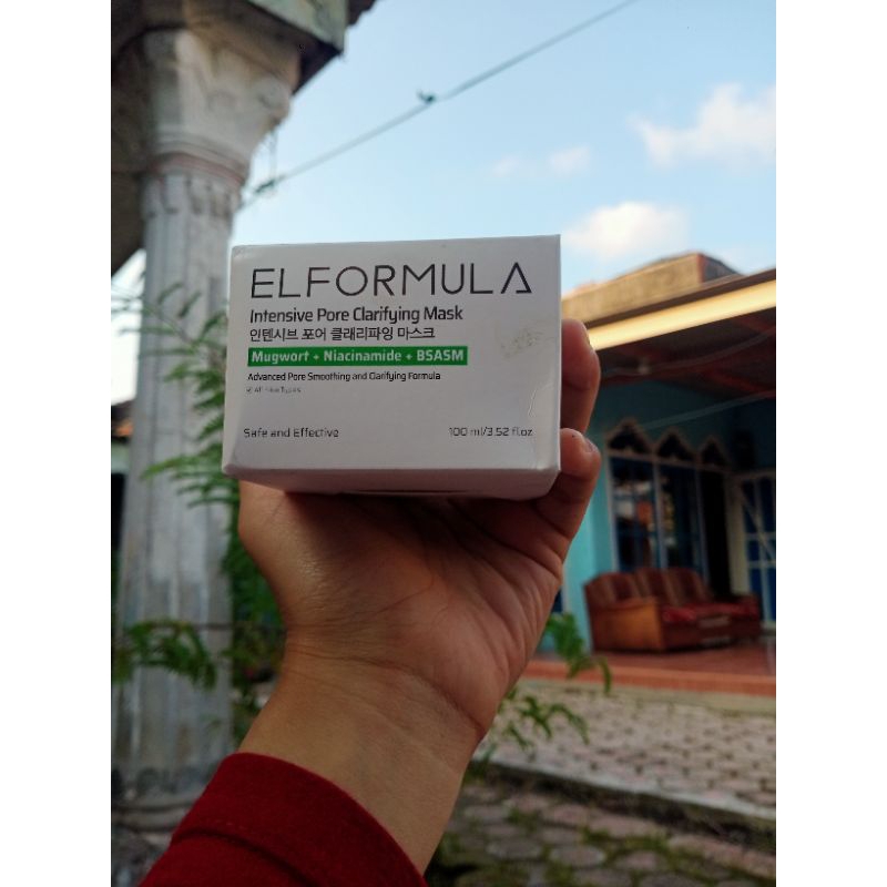 ELFORMULA Intensive Pore Clarifying Mugwort Mask Clay