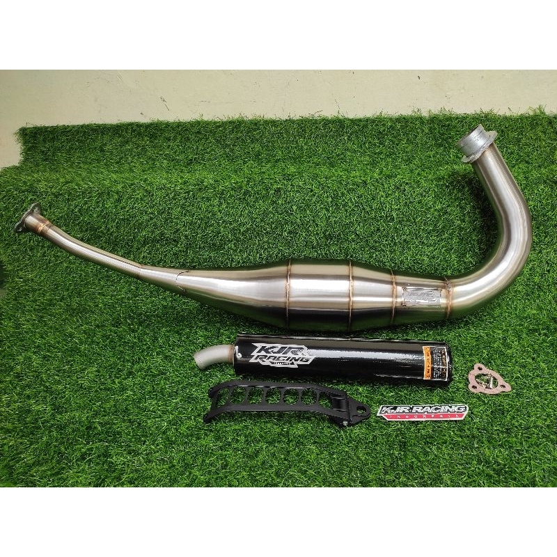 KNALPOT NINJA R/RR/SS MODEL PRESS NON COBRA KJR RACING INDONESIA