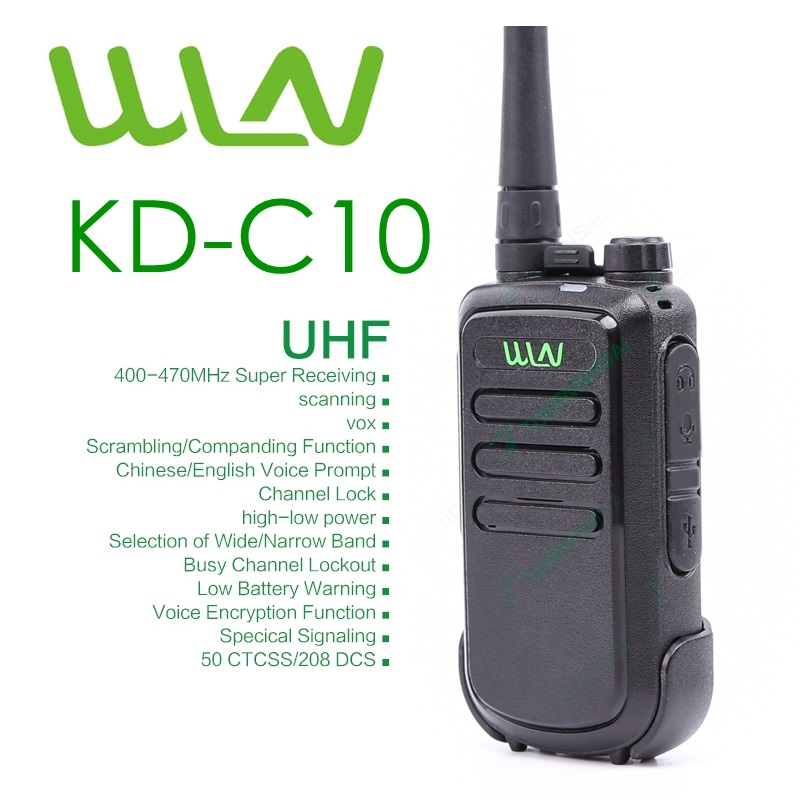 HT WLN UHF HANDY TALKIE HT TWO WAY RADIO KD C1 C 1 KD-C1 2 UNIT 1 UNIT