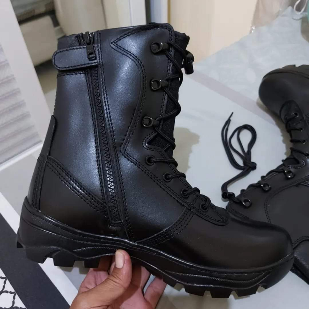 SEPATU PDL KULIT RESLETING JATAH TNI AD