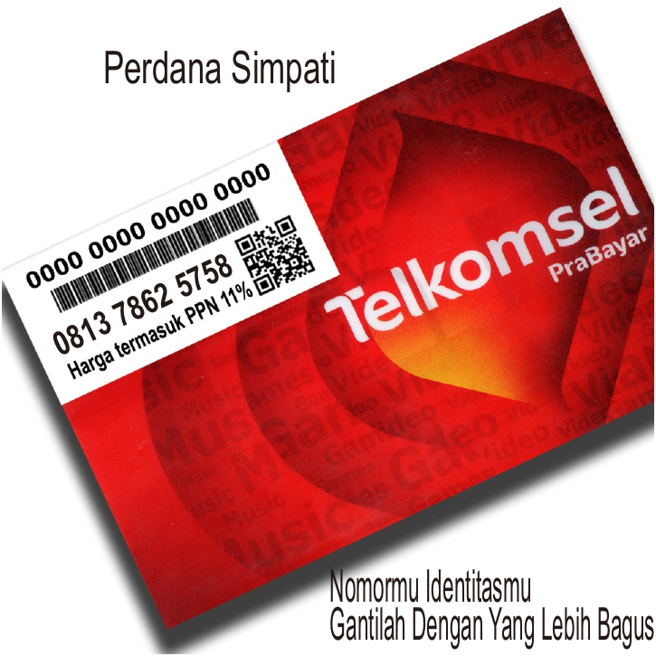 Nomor Cantik Simpati 5758 Nomer Rapi Perdana Telkomsel Sempati Maju Mapan