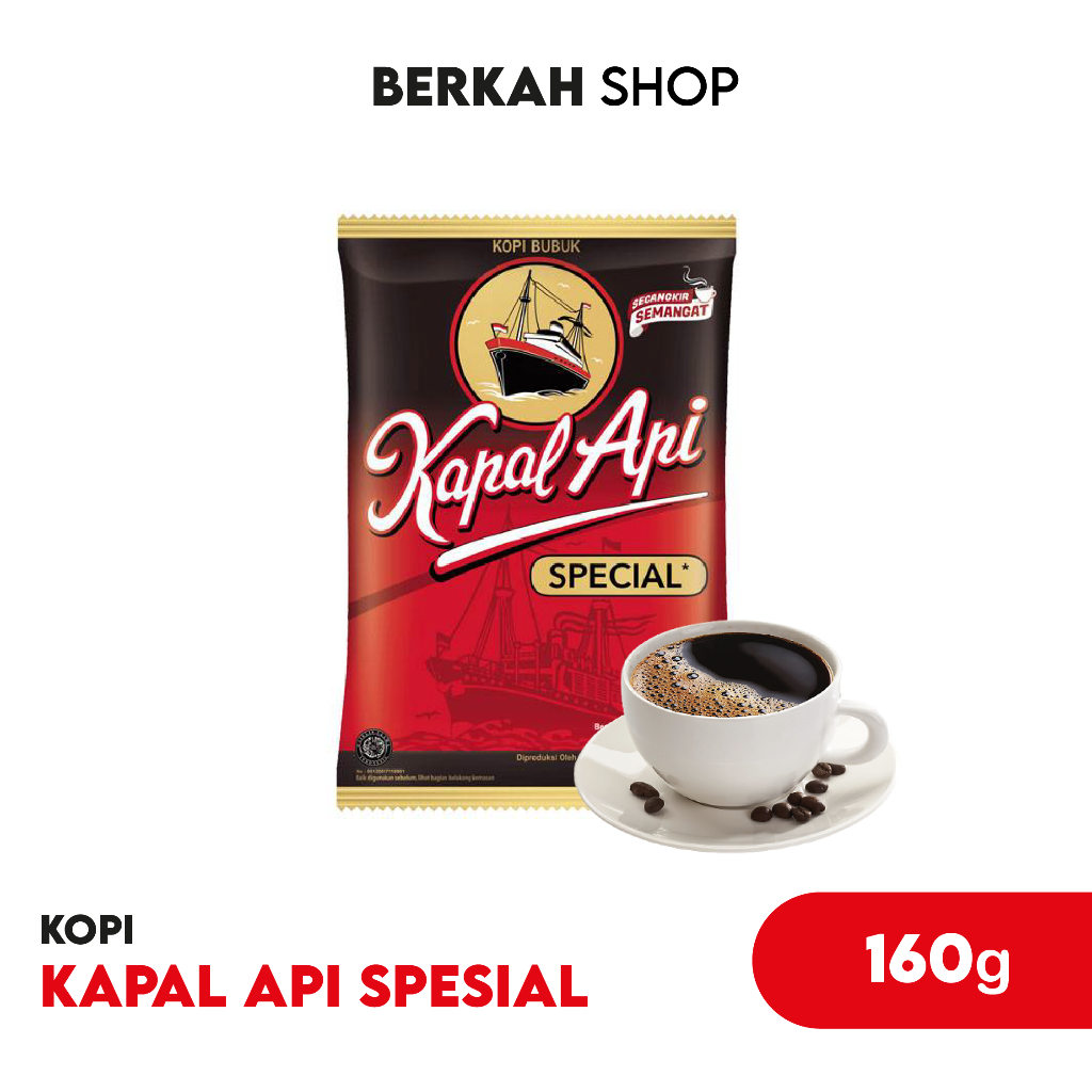 

Kopi Kapal Api 60g dan 160g Sachet 100% kopi murni