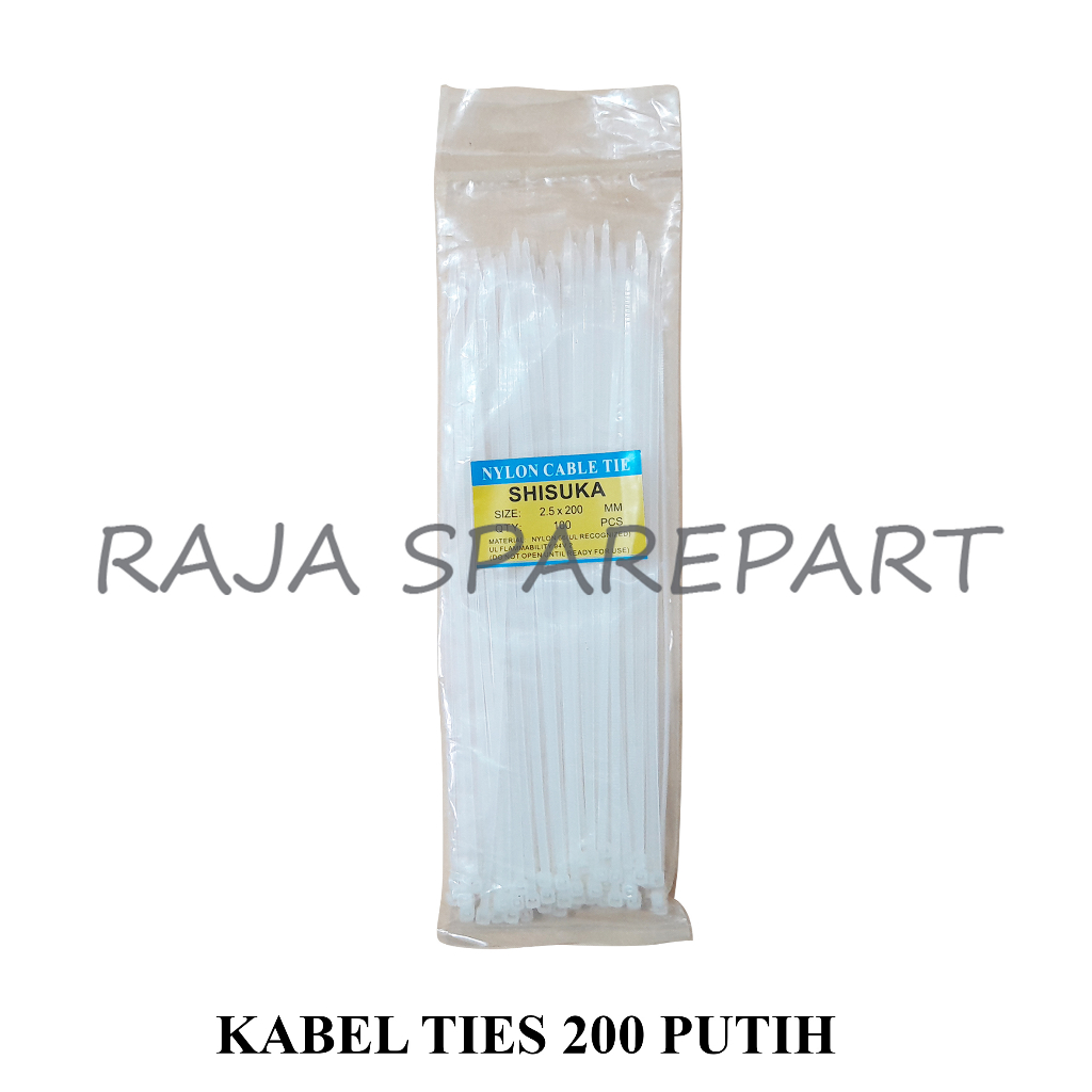 Kabel Ties / Tali Krek Ukuran 200MM PUTIH