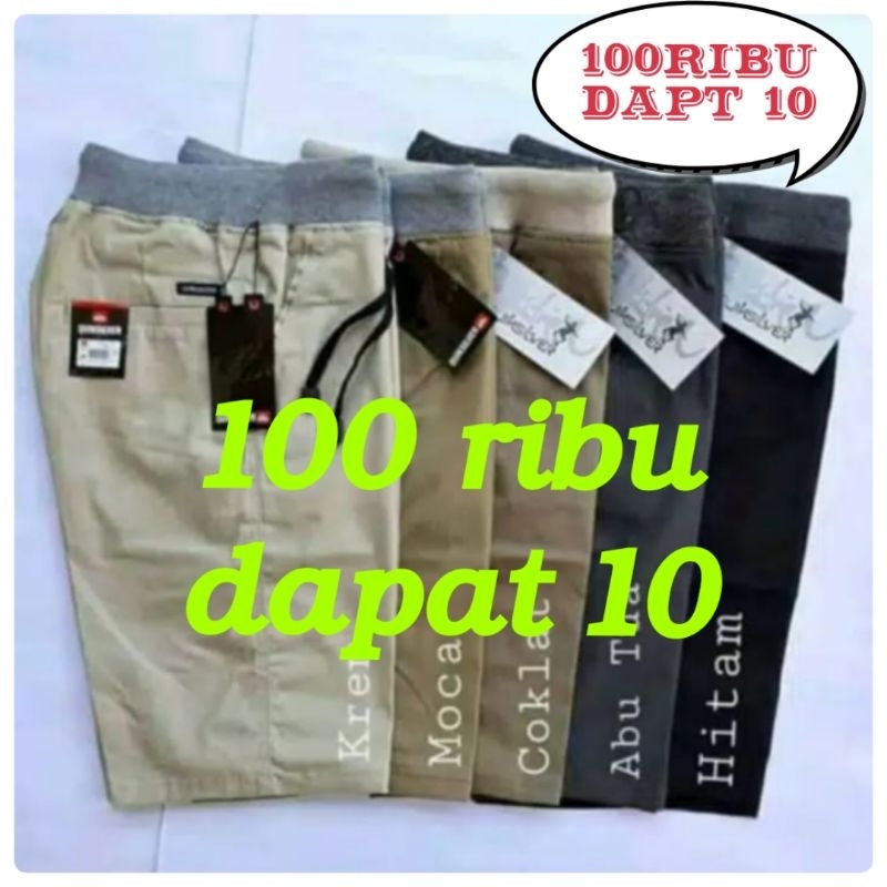 CELANA PENDEK PRIA CHINO CELANA PENDEK CHINOS PRIA PAKET CELANA PENDEK PRIA PROMO PAKET CELANA PENDEK 90RIBU DAPT 5