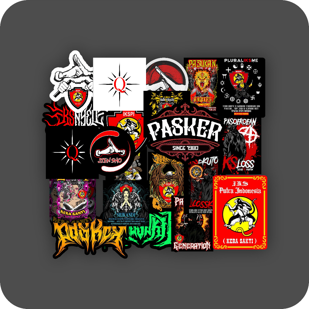 

STIKER PAKET IKSPI KERA SAKTI ISI 21 PCS ANTI AIR SUDAH CUTTING
