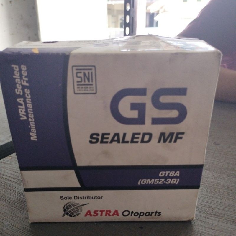 Aki Accu Kering Gs Astra Original Grand Supra Mio Sporty Garnsih Lama