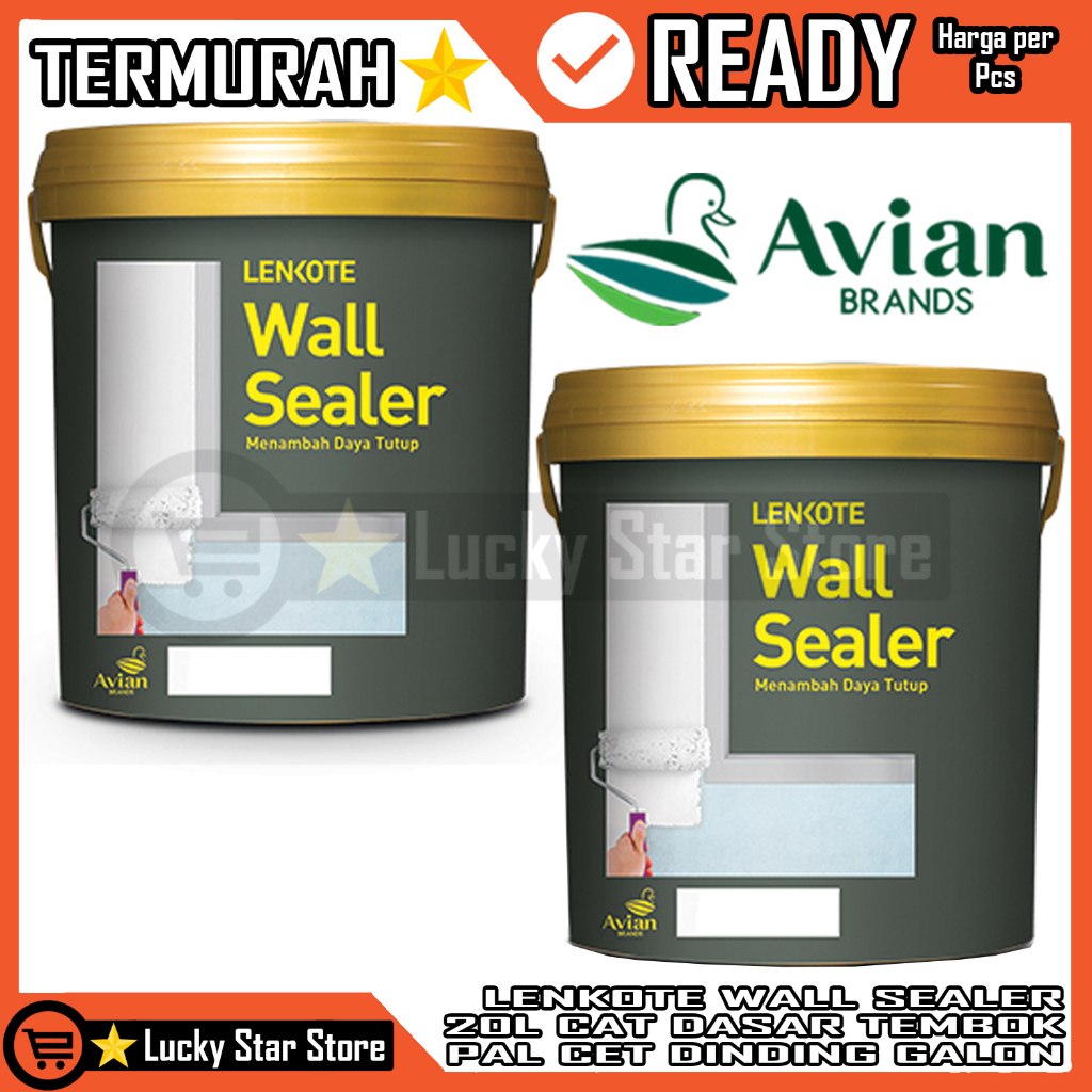 CAT DASAR TEMBOK INTERIOR EXTERIOR LENKOTE WALL SEALER 20 LITER CET DINDING PELAPIS PLAPIS WAL SILER