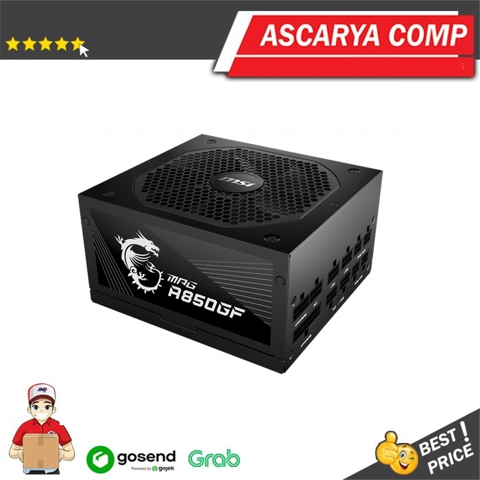 Power Supply MSI MPG A850GF 850W 80+ GOLD / PSU 850Watt 80+ GOLD