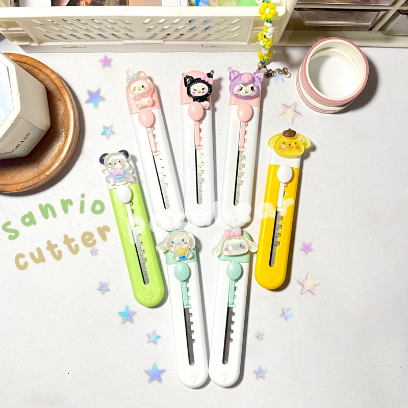 

[READY] cutter mini karakter sanrio pisau cutter cuter mini papercut