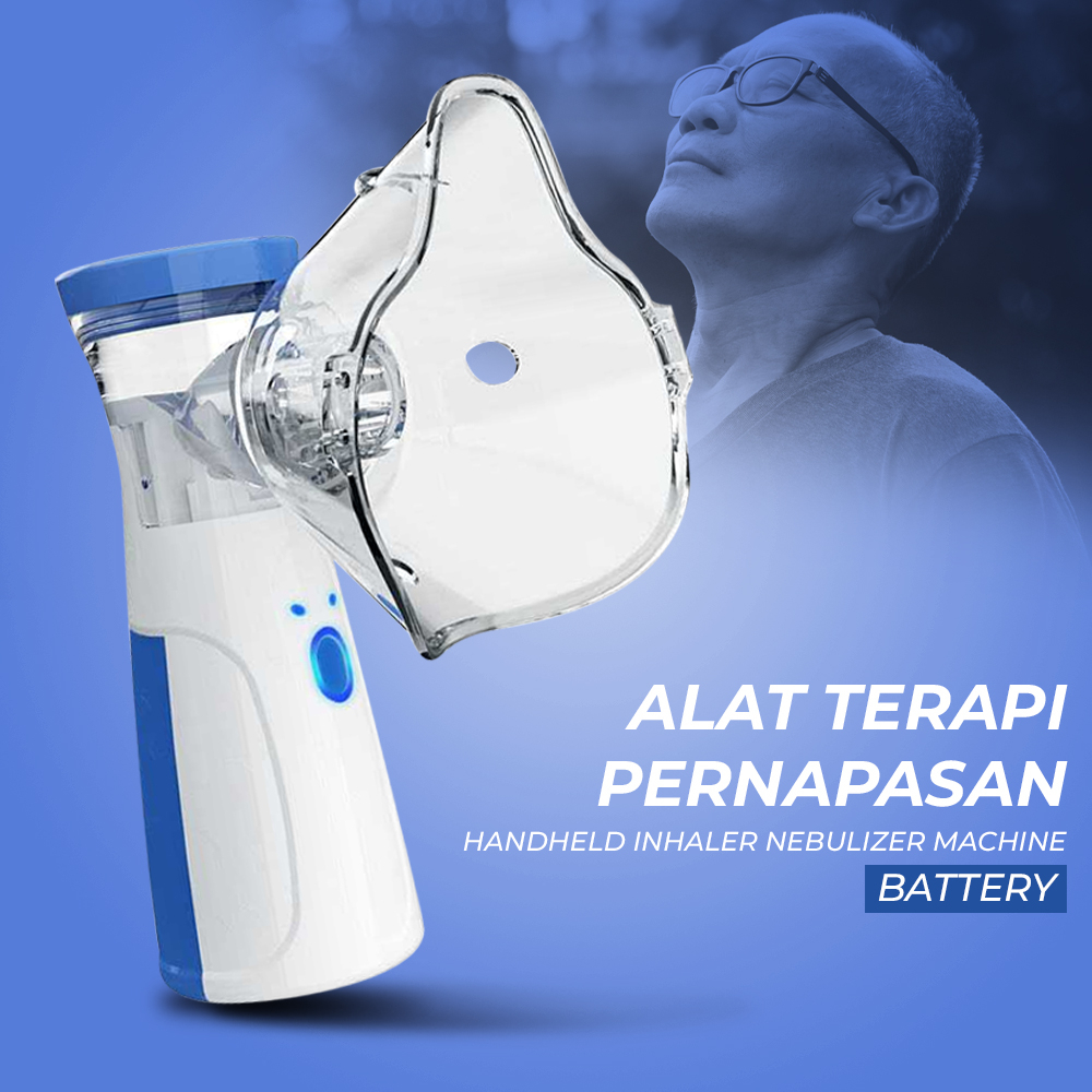 Alat Terapi Pernapasan  / Alat terapi uap/ batuk pilek anak dewasa/ Handheld Inhaler Nebulizer