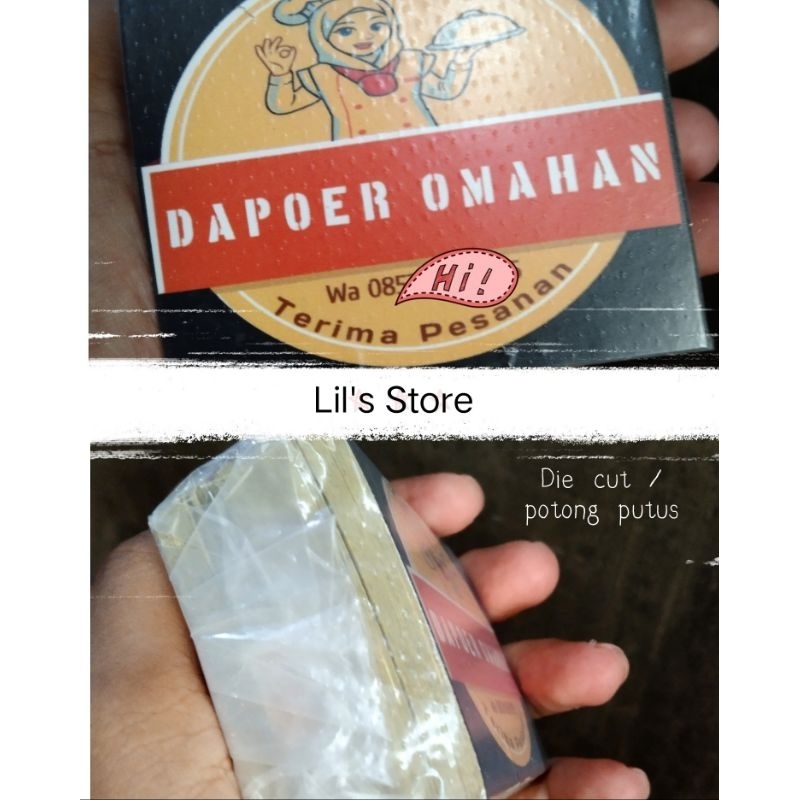 

Stiker Bontax / Cromo + Die Cut (Potong Putus)