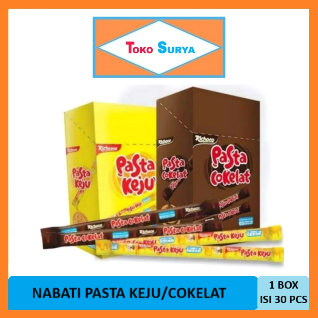 

Richeese/Richoco Pasta Keju/Cokelat 30 x 6gr