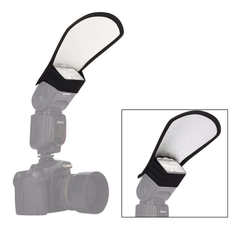 Kamera Flash Diffuser Softbox Reflektor 2 In 1 - SNL18 - Black