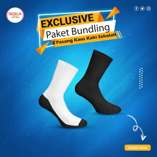 

KAOS KAKI ANAK Sekolah SD SMP SMA Tebal Dan Panjang Paket Bundling 3 Pasang Terbuat Dari Bahan PREMIUM