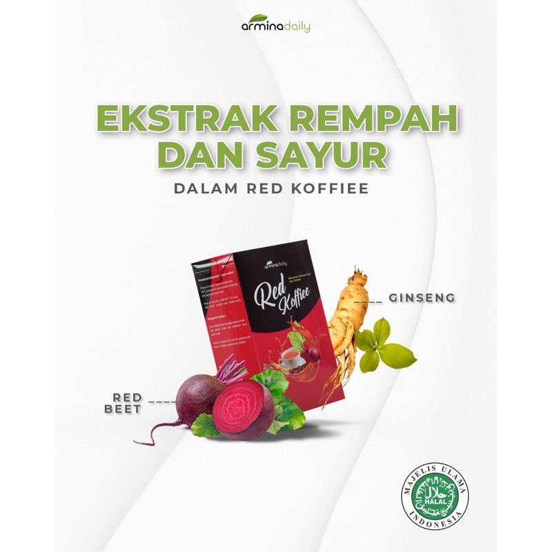 Original red Koffiee / red kofie/ red kopi / kopi merah (sachet)