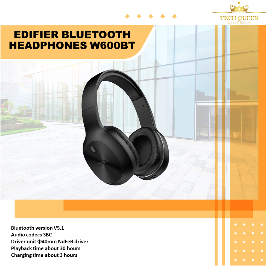 Edifier Bluetooth Stereo Headphones W600BT