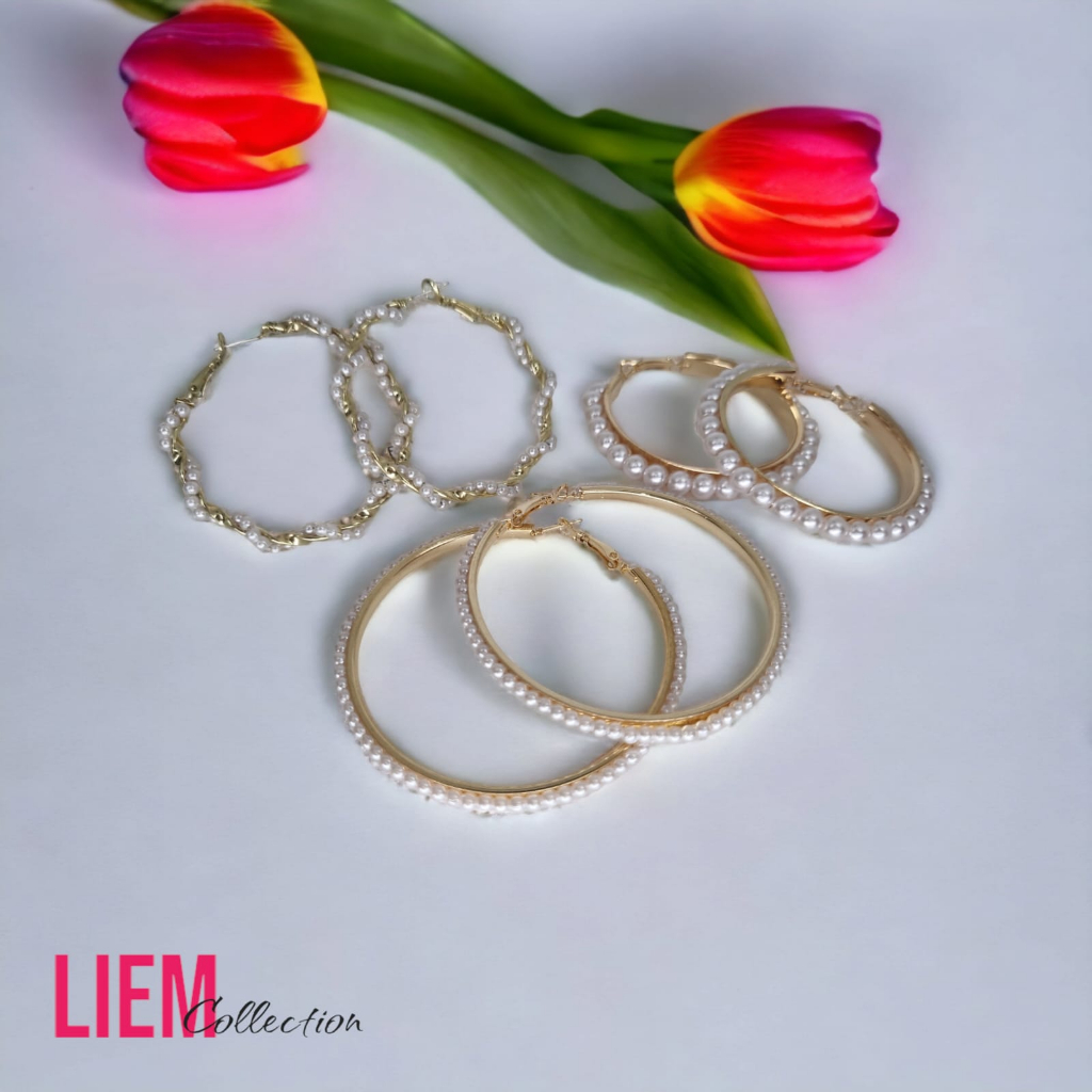 Anting Bulat Besar Elegant