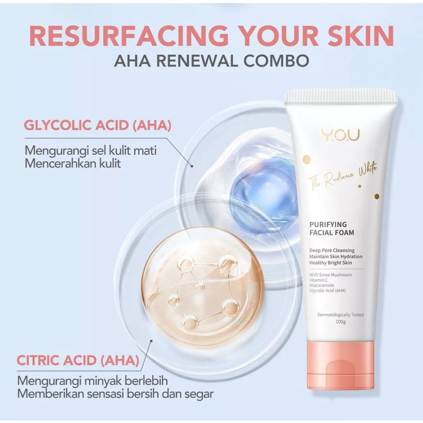 YOU Radiance White Purifying Facial Foam