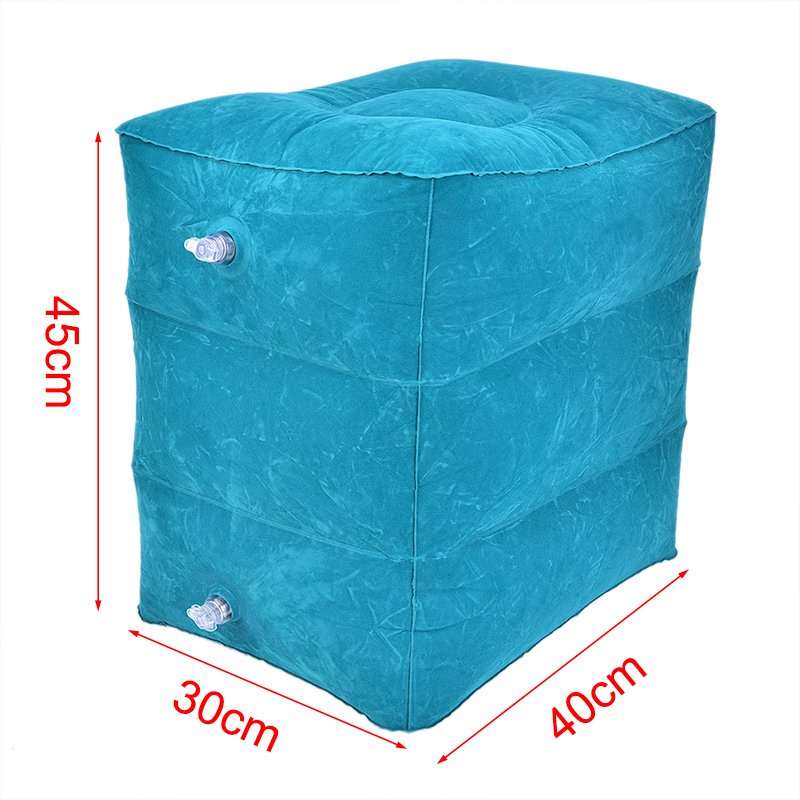 Bantal Kaki Tiup Sandaran Foot Rest Pillow Inflatable Travel - Y40CM