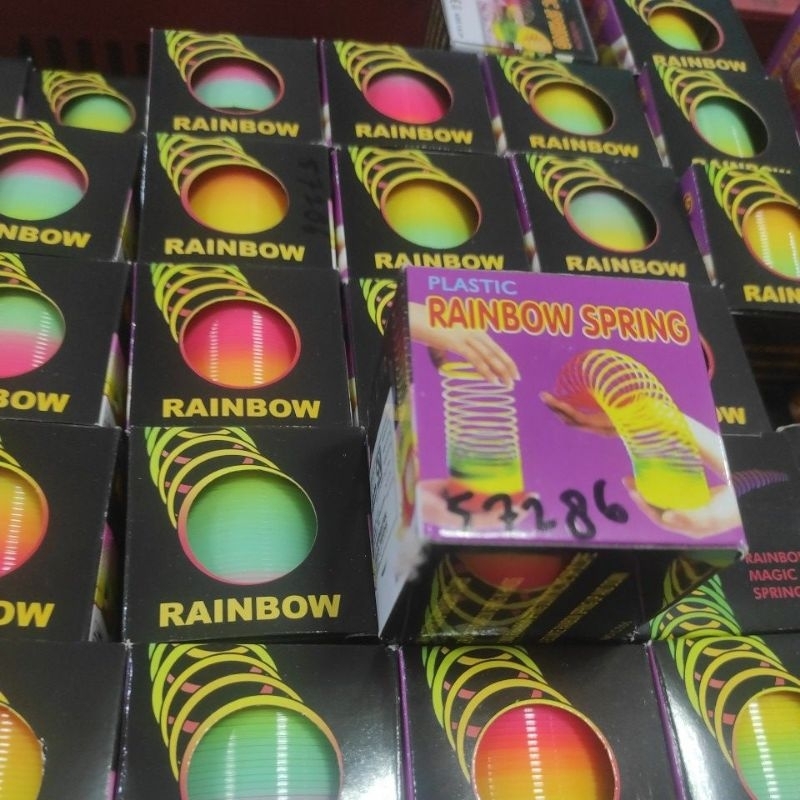 Mainan Anak Rainbow Spring Slinky Multicolor