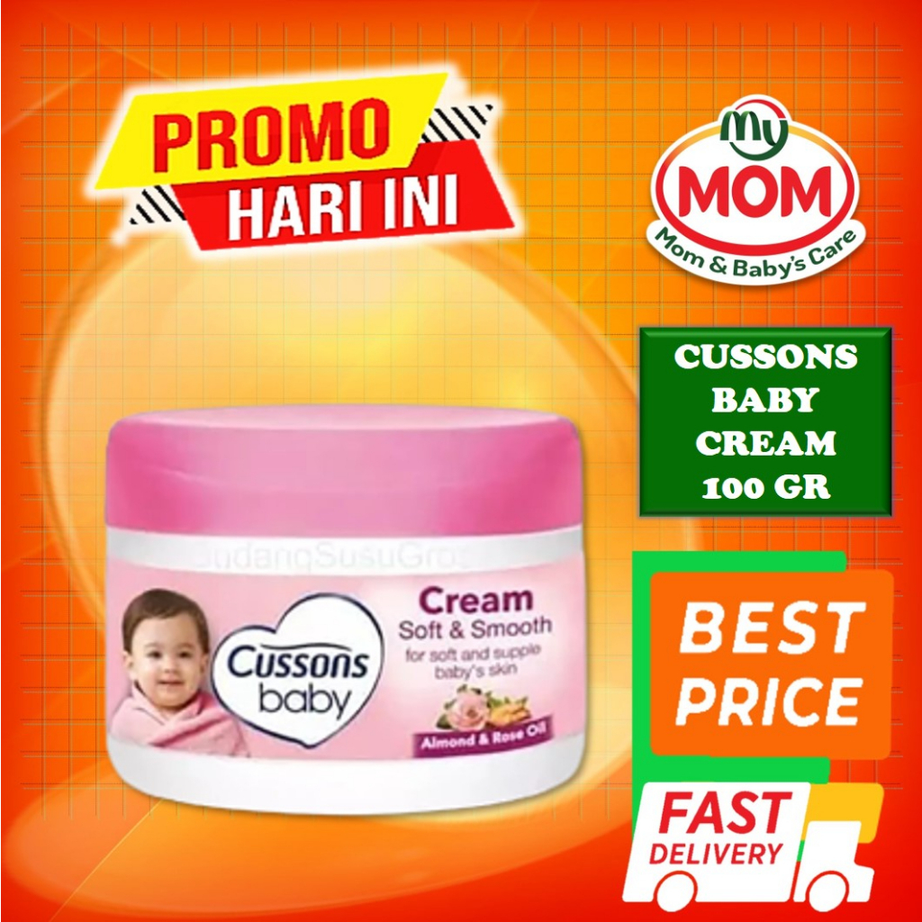 [BPOM] Cussons Baby Cream 100gr &amp; 50gr / Cusson Cream Pelembab Bayi 100 gr &amp; 50 gr / Krim Bayi / MY MOM