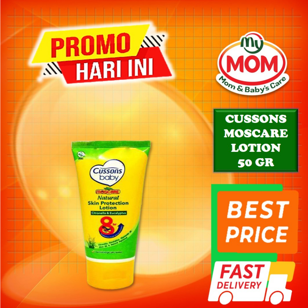 [BPOM] Cussons Baby Moscare Lotion Anti Nyamuk 50gr / Cussons Telon Cream / MY MOM