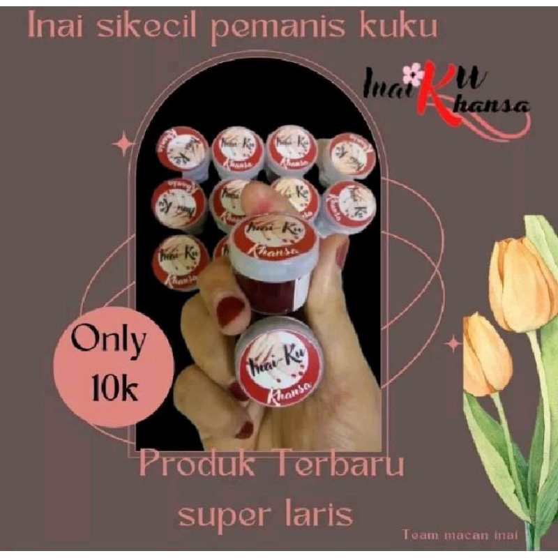 Ini kuku /hena kuku kutek bye Khanza produk ori